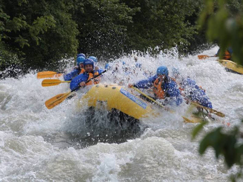 rafting val di sole offerta hotel pezzotti pellizzano